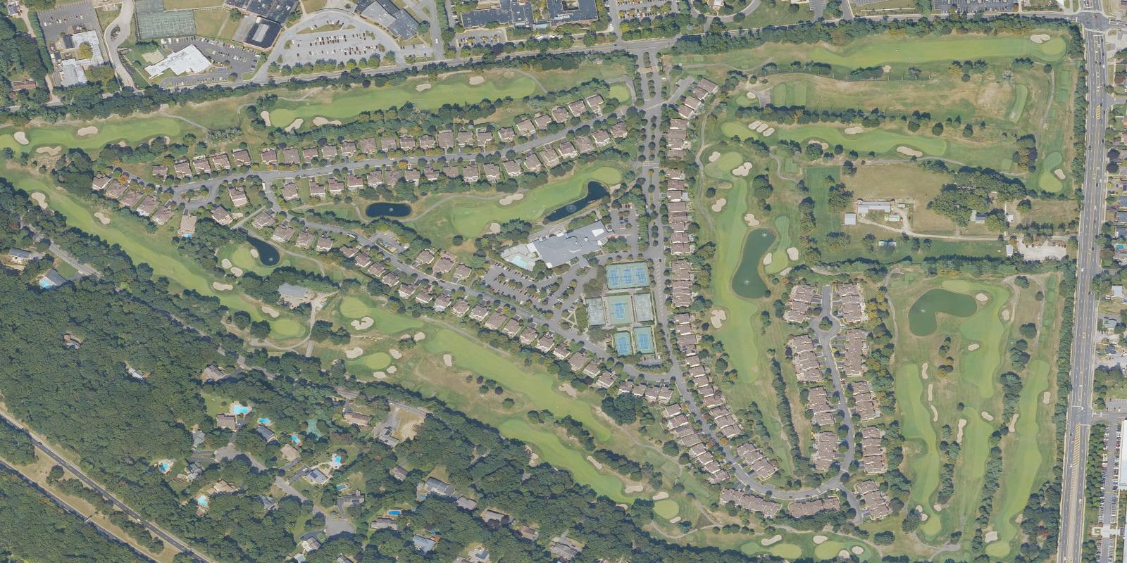Satellite view of Hamlet Golf Country Club