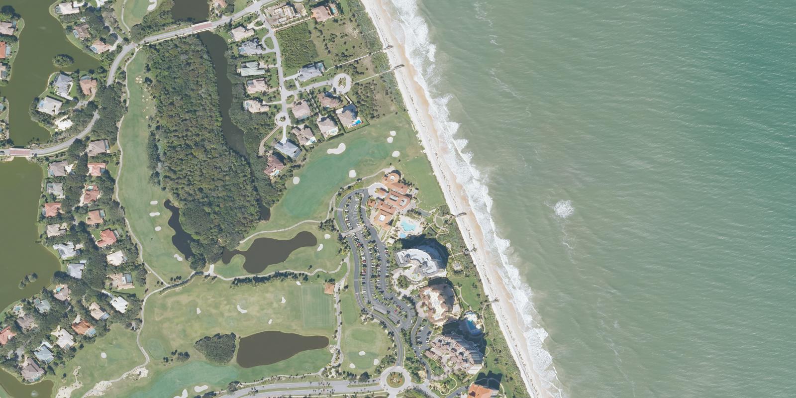 Satellite view of Hammock Dunes Club