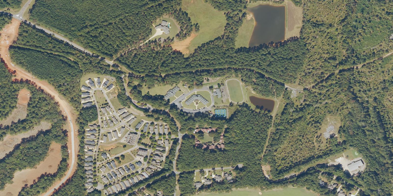 Satellite view of Harbor Club on Lake Oconee