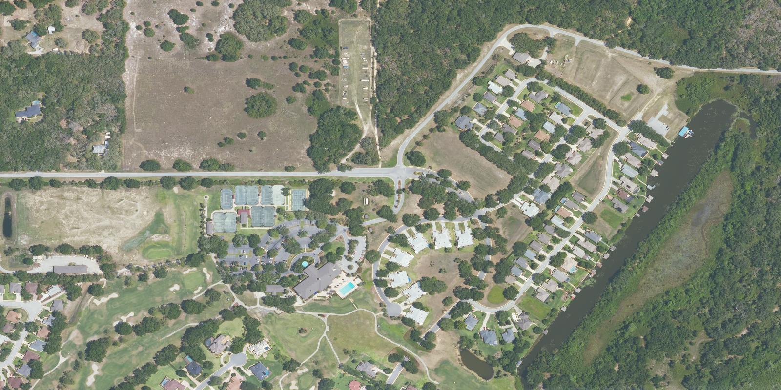 Satellite view of Harbor Hills Country Club