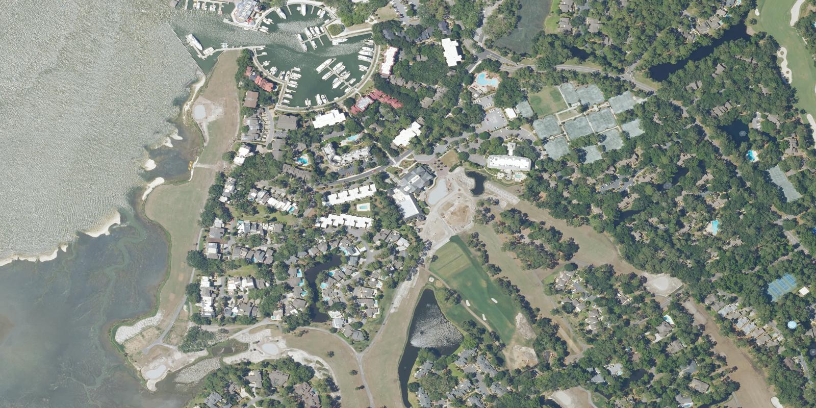 Satellite view of Harbour Town Golf Links