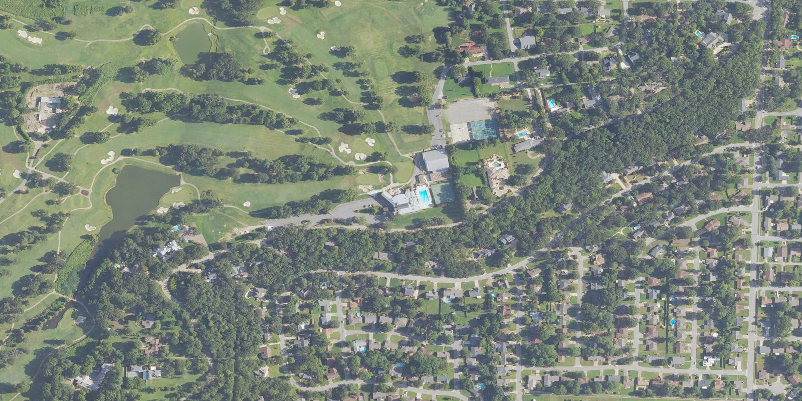Satellite view of Hardscrabble Country Club