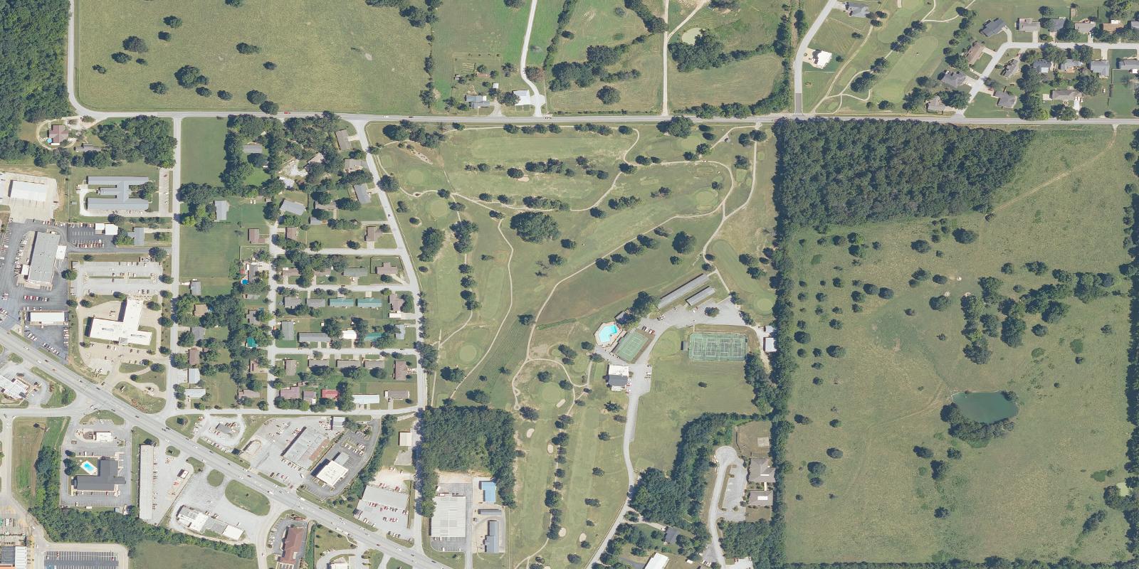 Satellite view of Harrison Country Club