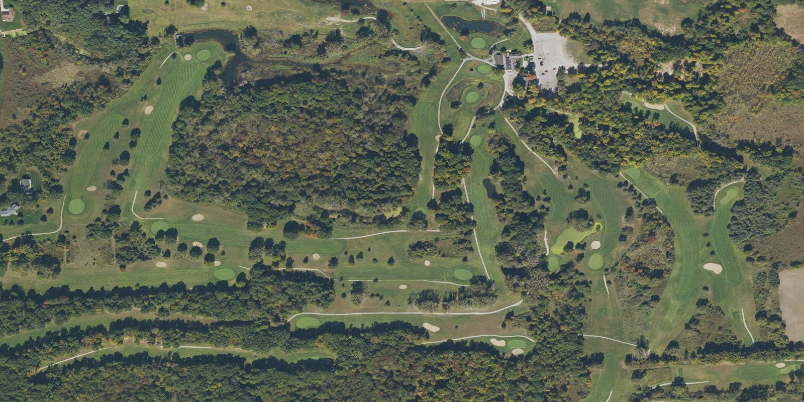 Satellite view of Hartland Glen Golf Club