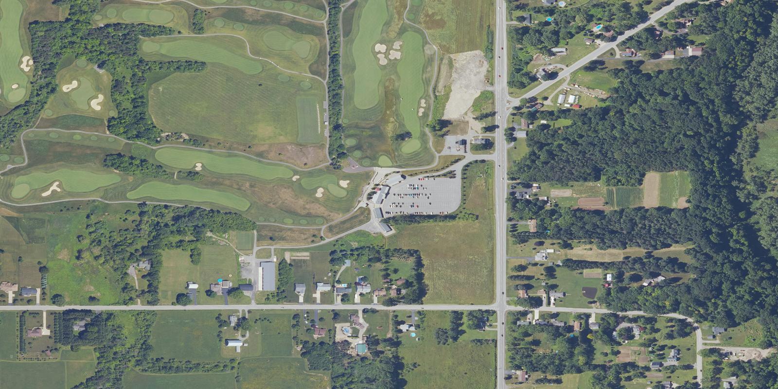 Satellite view of Harvest Hills