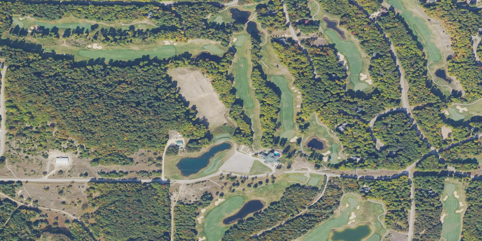 Satellite view of Hawk's Eye Golf Course