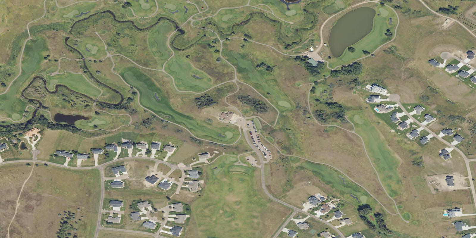 Satellite view of Hawktree Golf Club