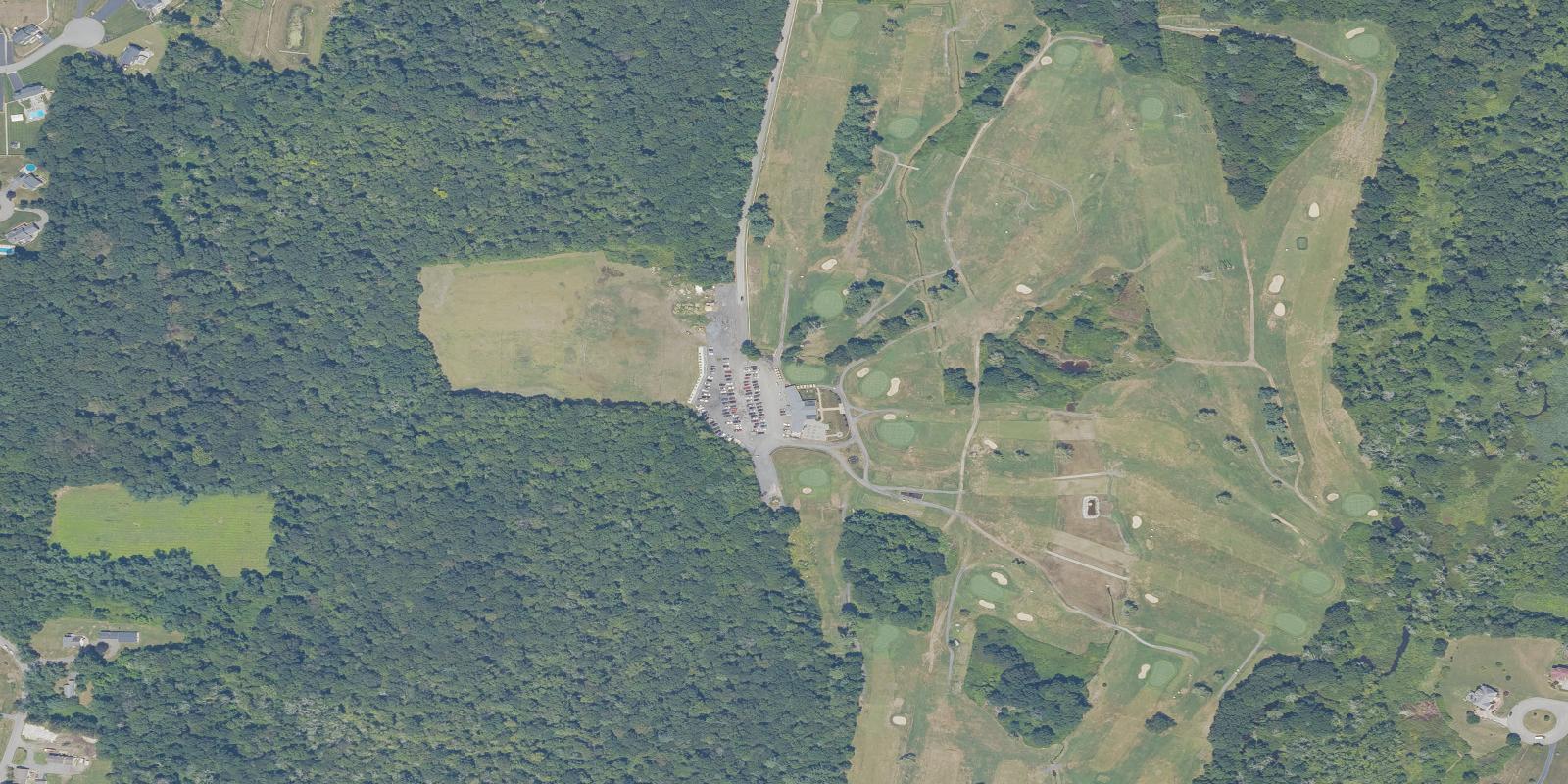 Satellite view of Hazelton Golf Club