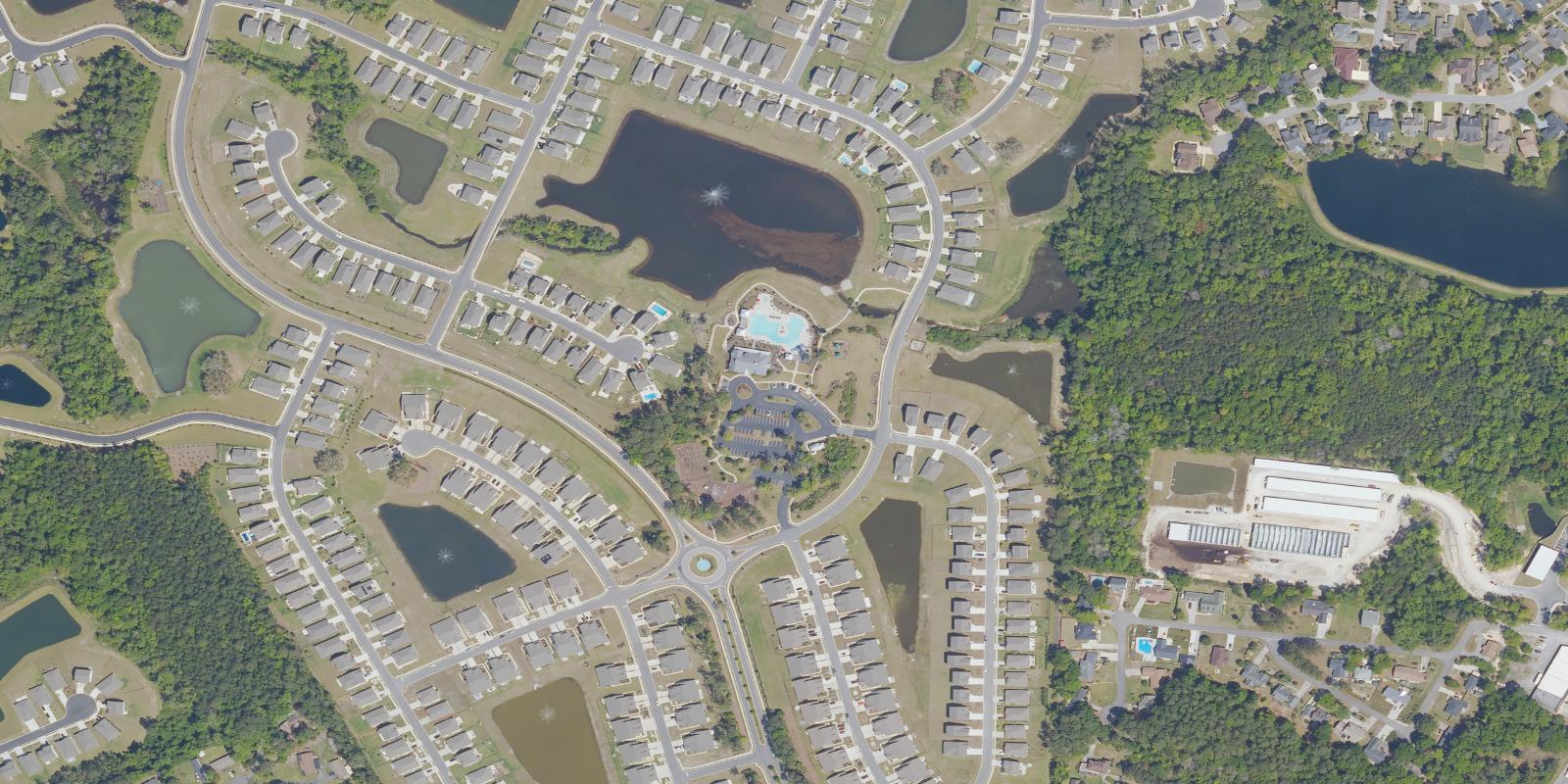 Satellite view of Heather Glen Golf Links