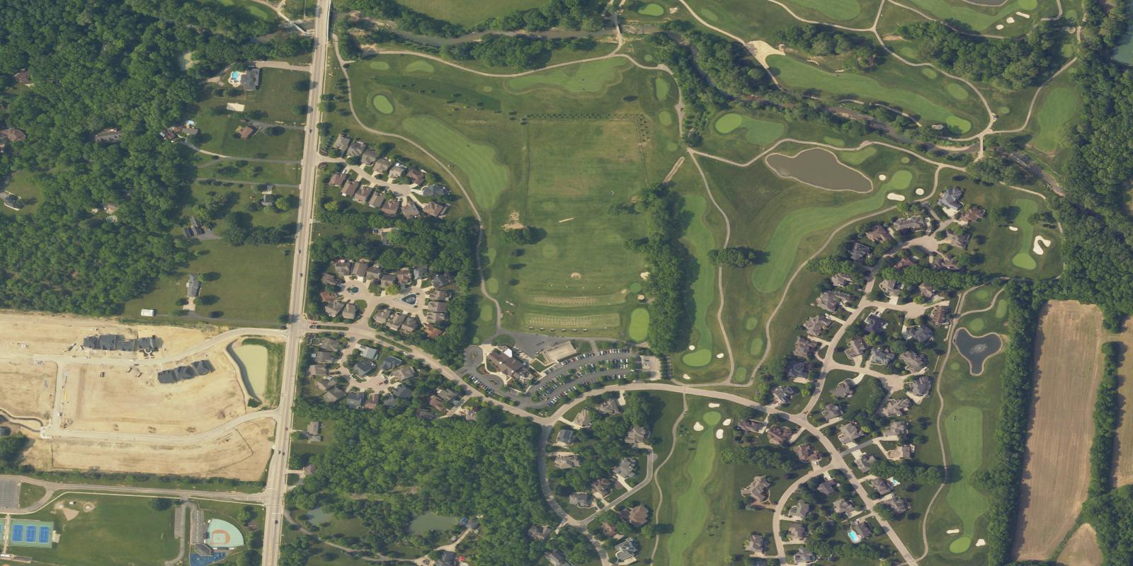 Satellite view of Heatherwoode Golf Club
