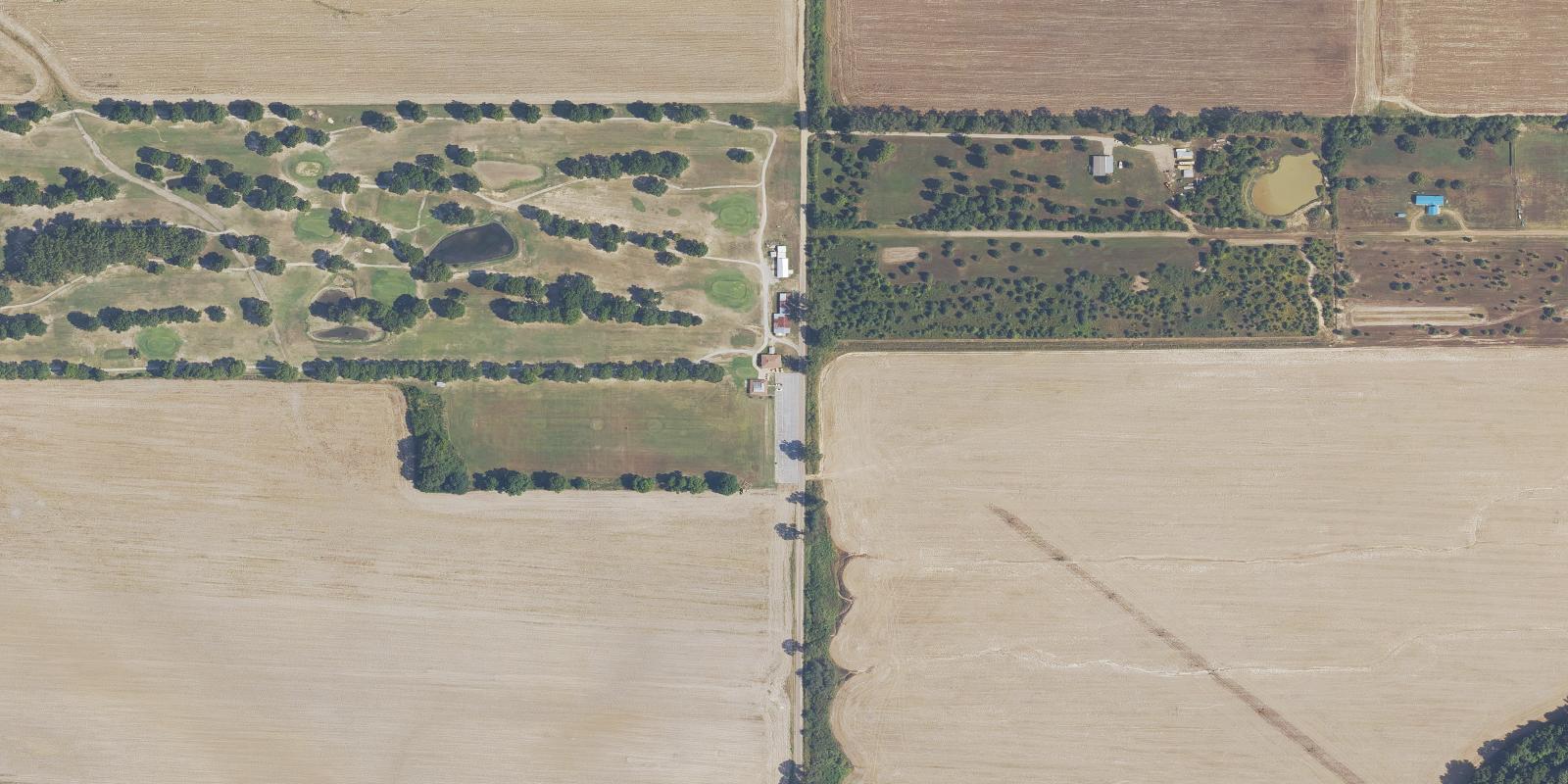 Satellite view of Helena West Helena Public Golf Course