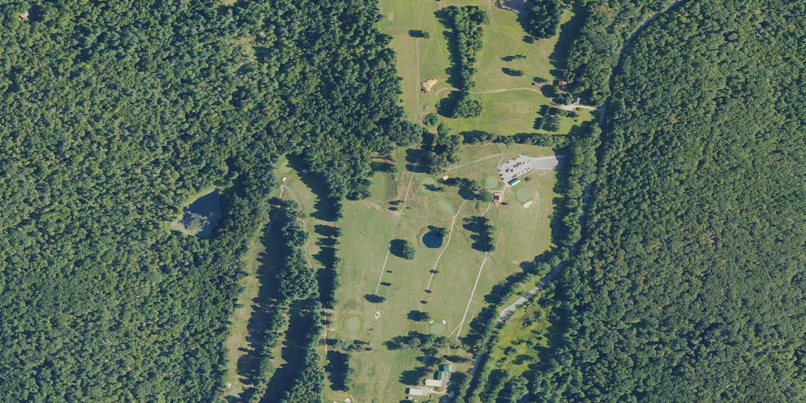 Satellite view of Hemlock Ridge Golf Course