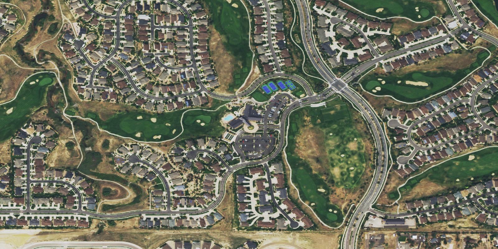 Satellite view of Heritage Eagle Bend Golf Club