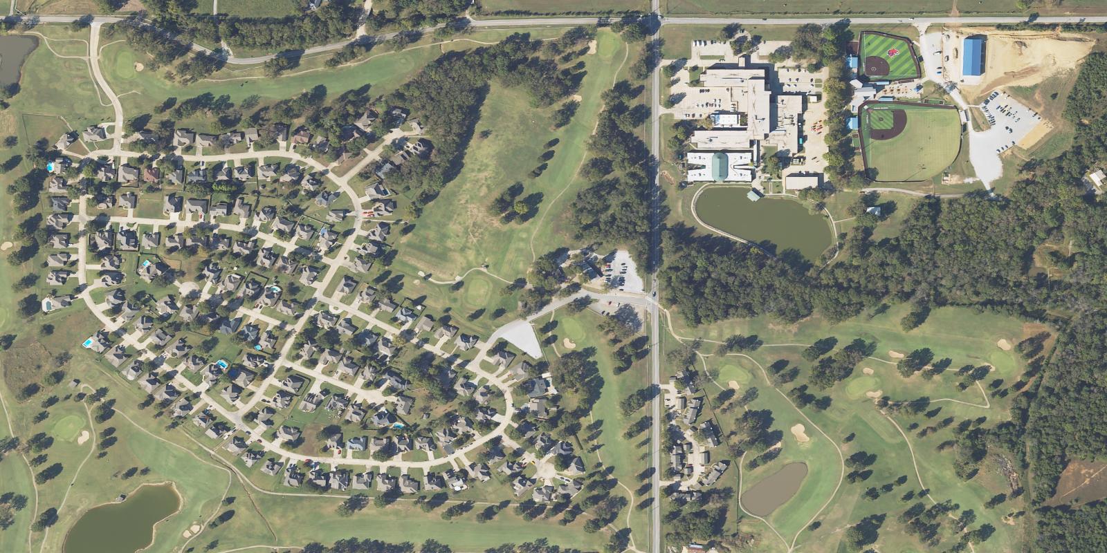 Satellite view of Heritage Hills Golf Course