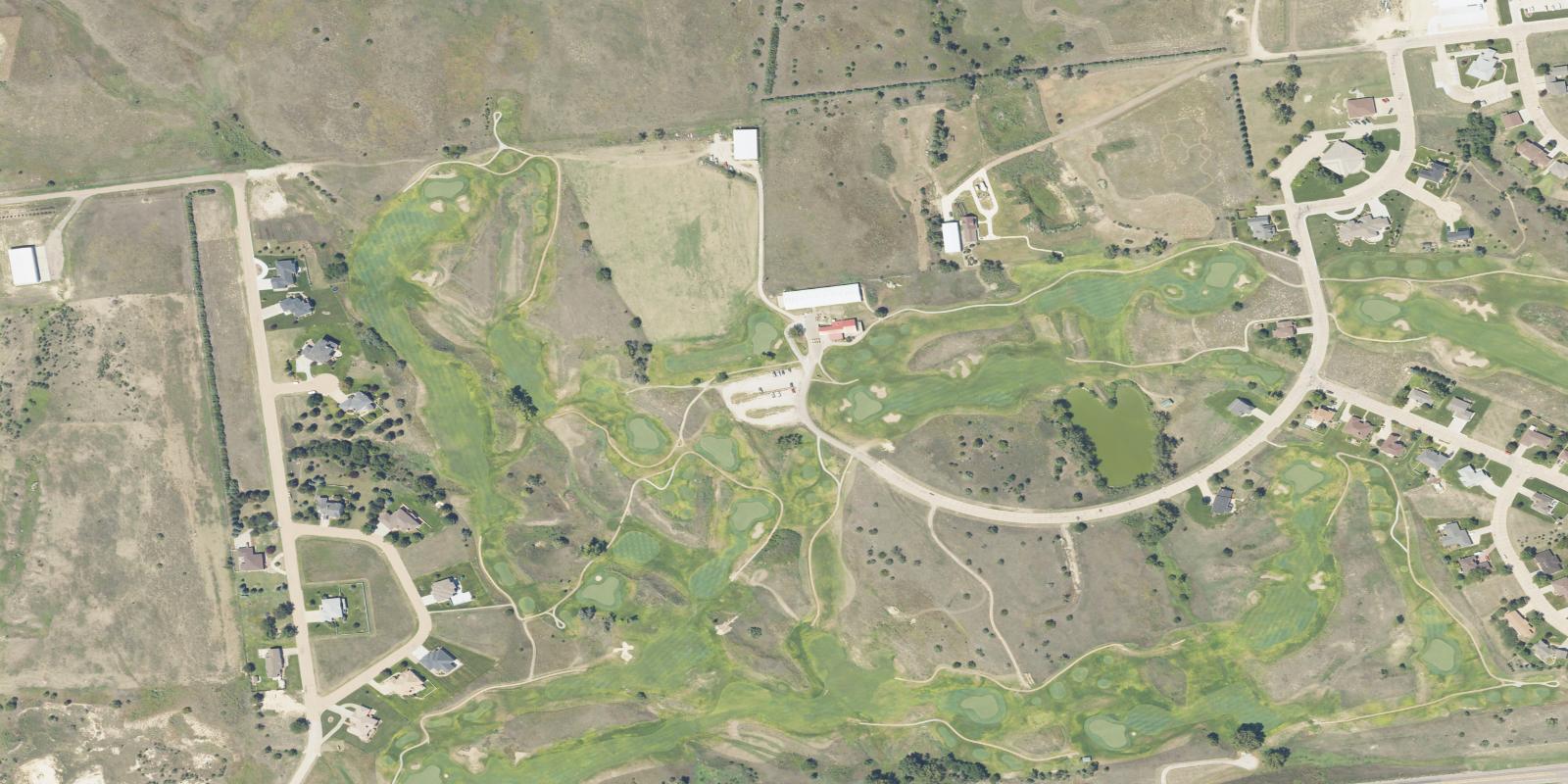 Satellite view of Heritage Hills Golf Course
