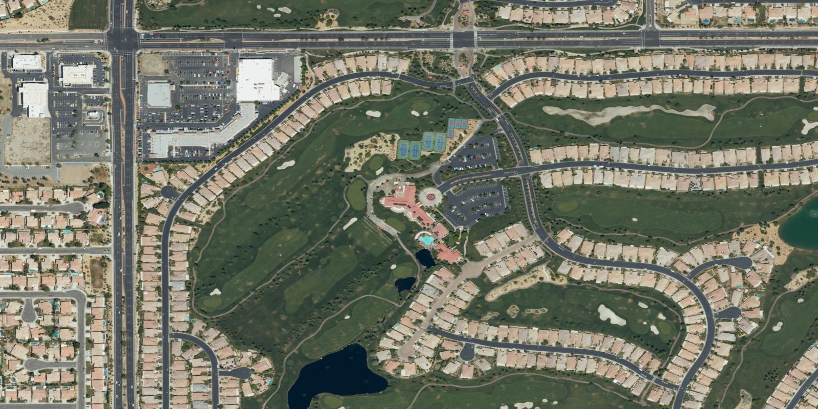 Satellite view of Heritage Palms Golf Club