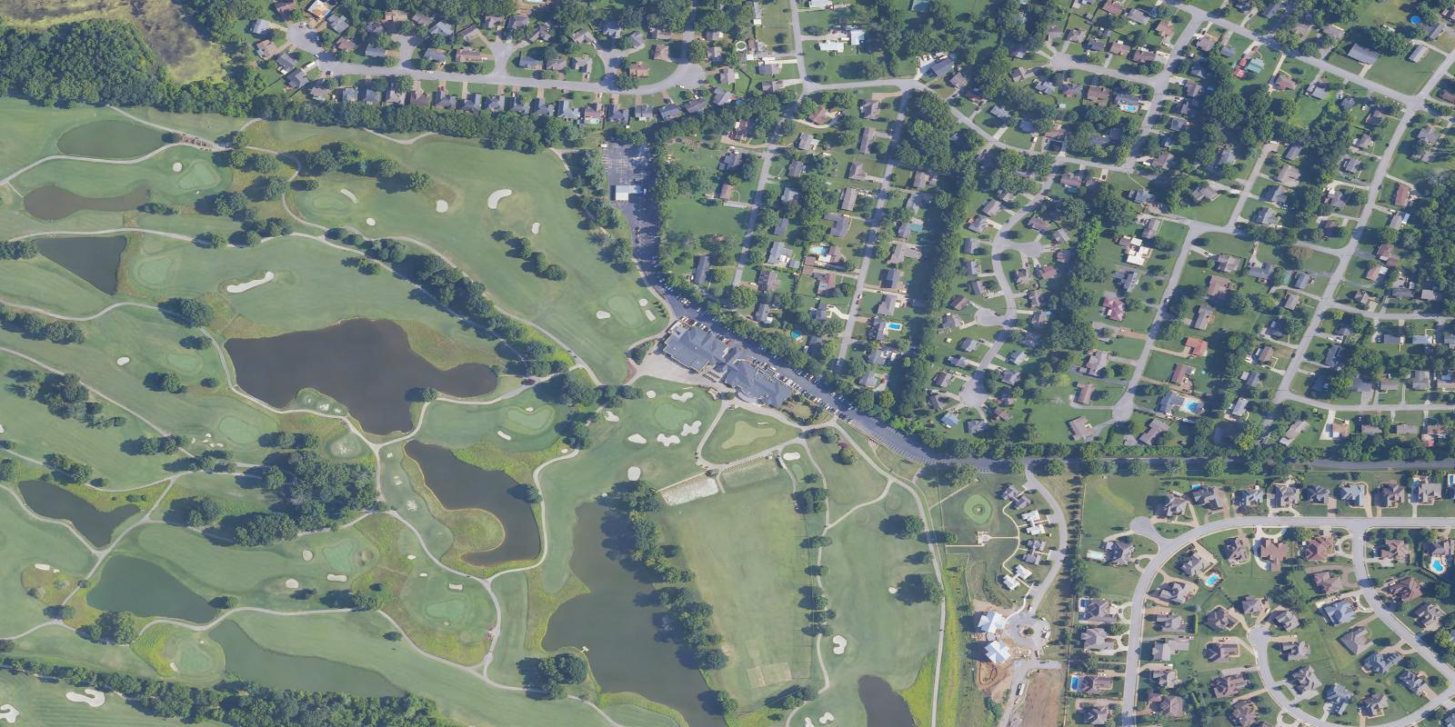 Satellite view of Hermitage Golf Course - President's Reserve Course