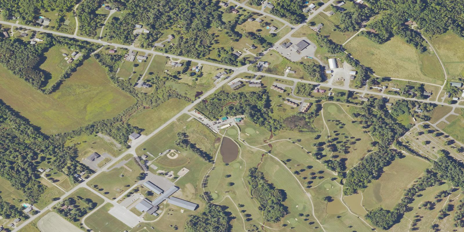 Satellite view of Hermon Meadow Golf Club