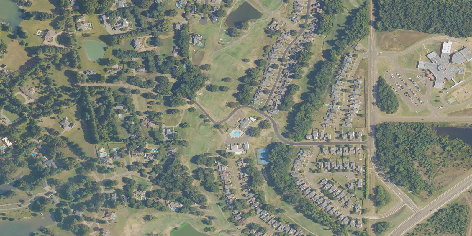 Satellite view of Hernando Hills