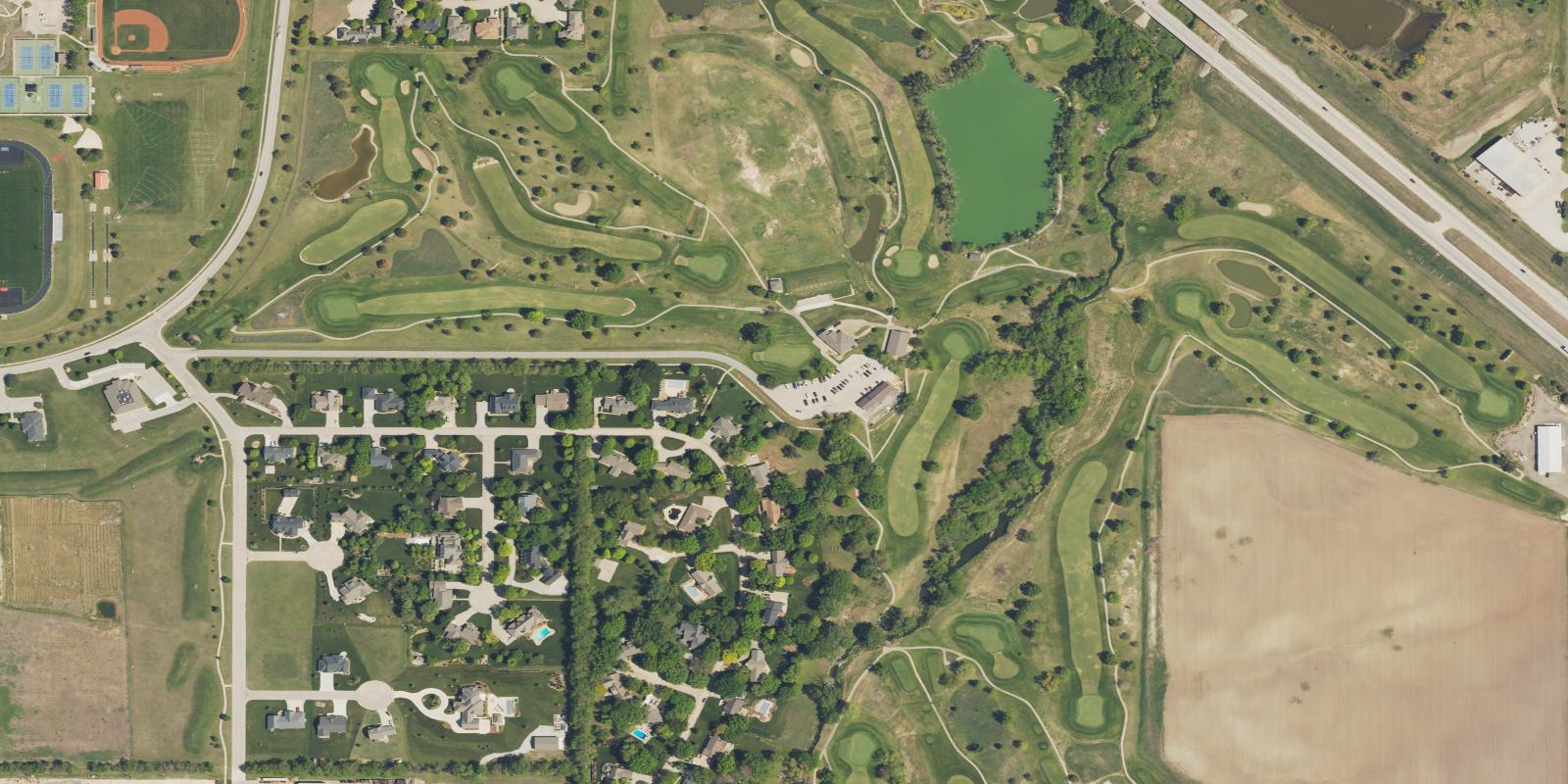 Satellite view of Hesston Golf Park