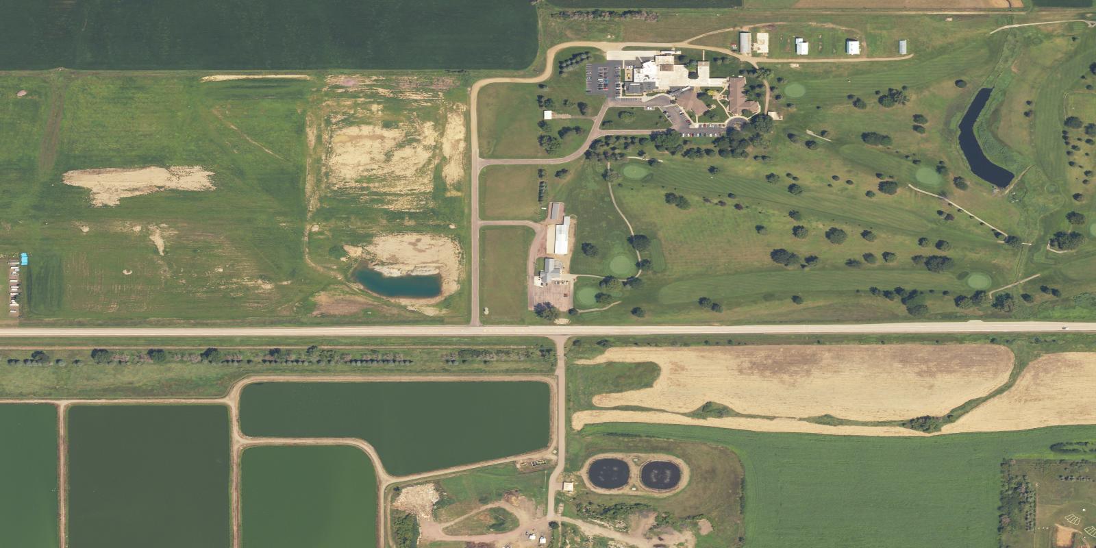 Satellite view of Hiawatha Golf Club