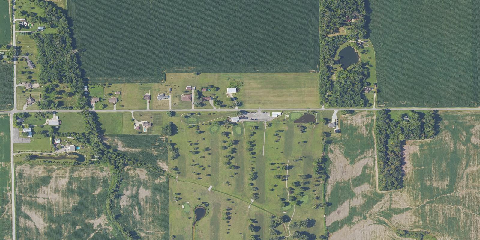 Satellite view of Hickory Hills