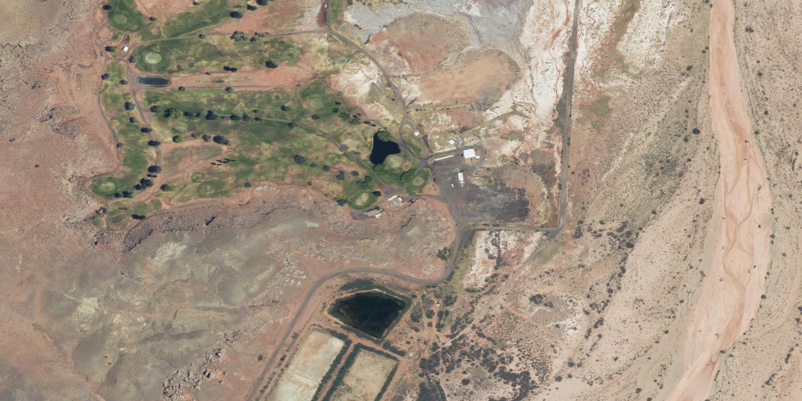 Satellite view of Hidden Cove Golf Course
