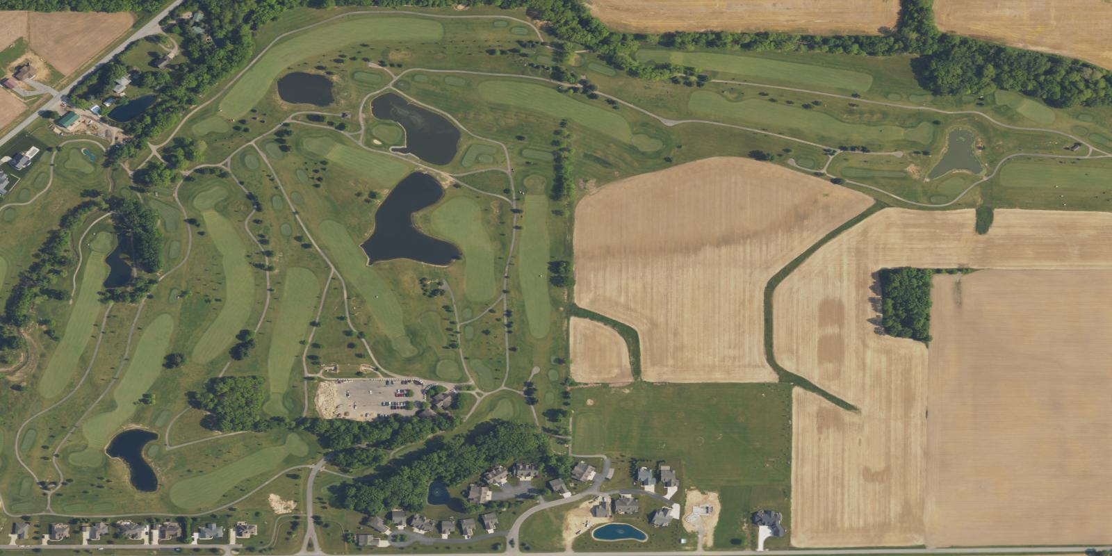 Satellite view of Hidden Creek Golf Club