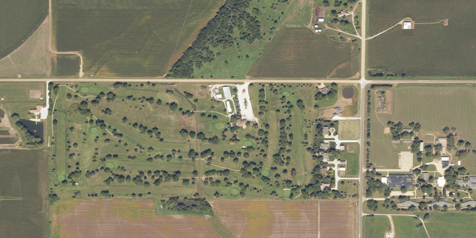 Satellite view of Hidden Hills Country Club