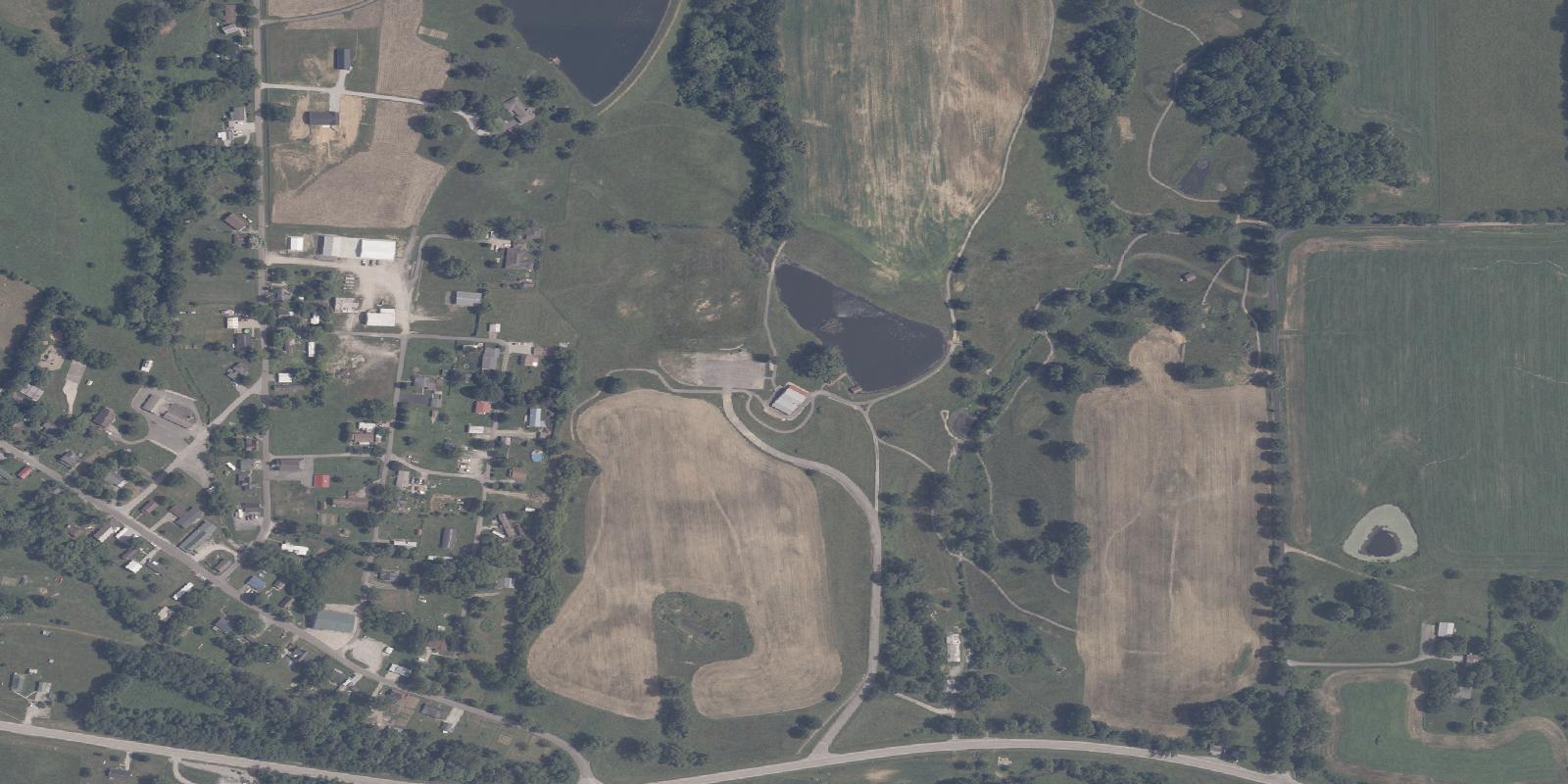 Satellite view of Hidden Hills Golf Course