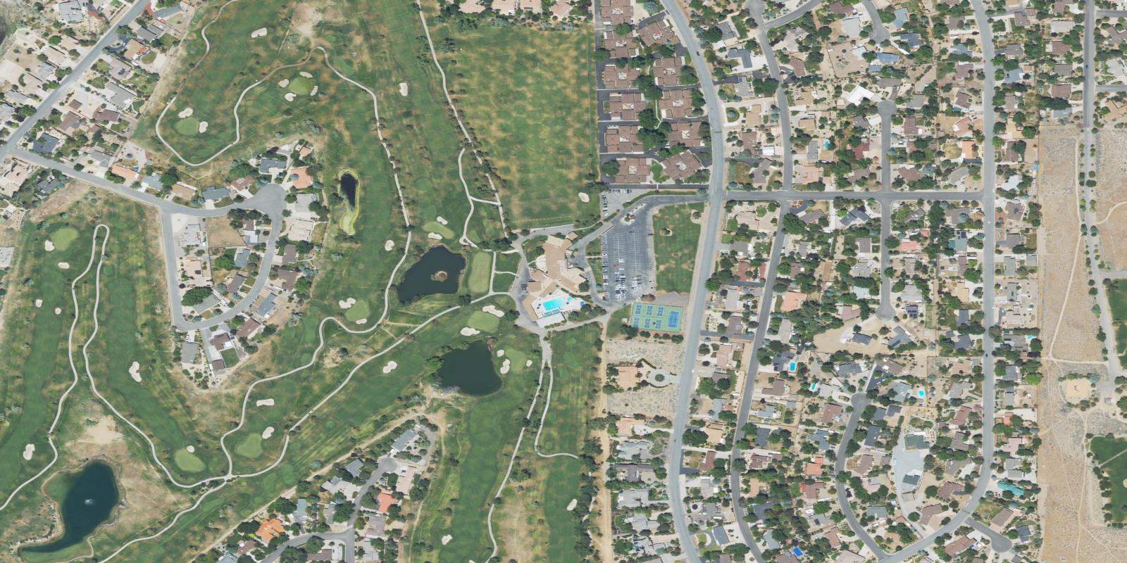 Satellite view of Hidden Valley Country Club