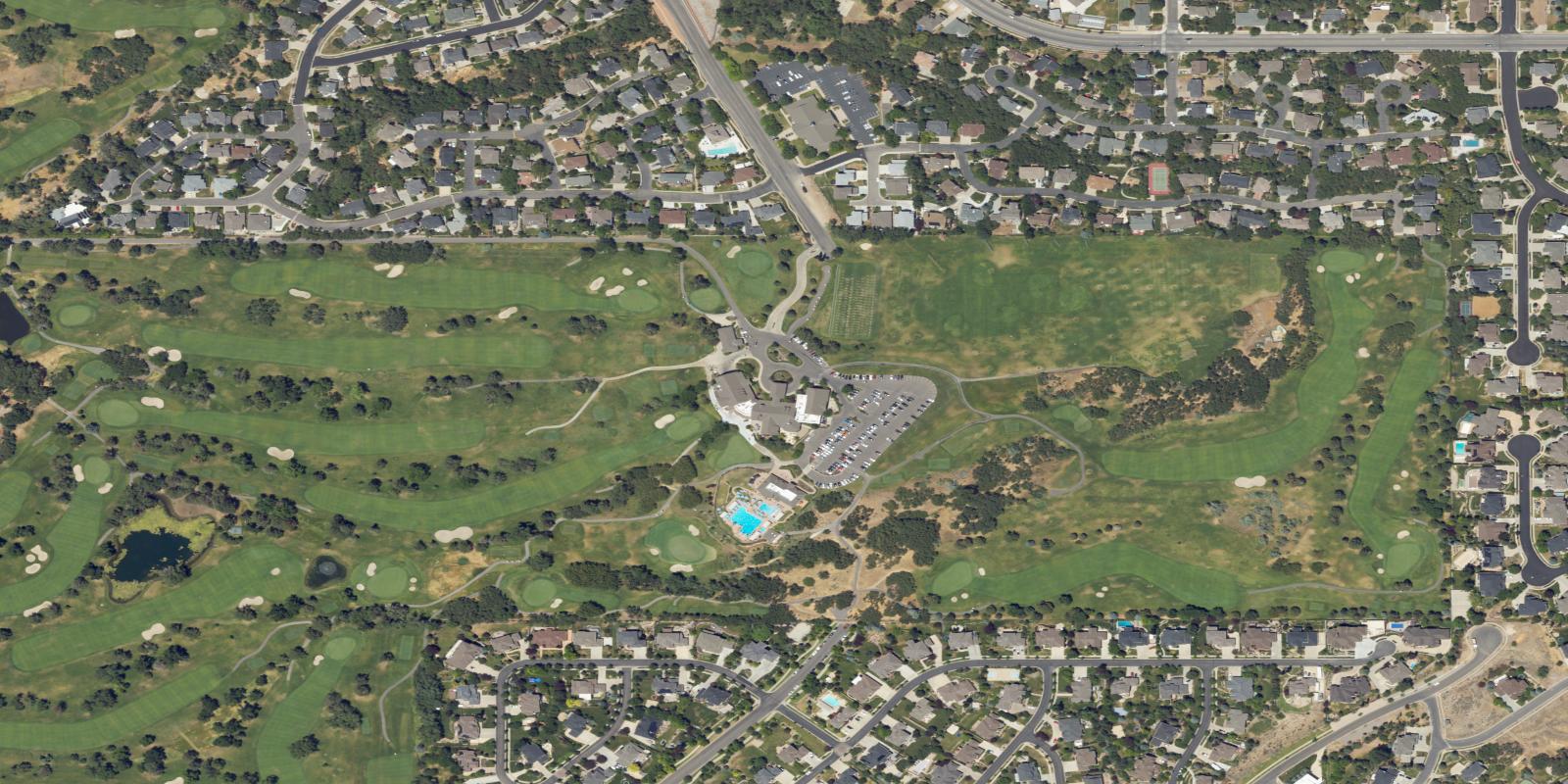 Satellite view of Hidden Valley Country Club