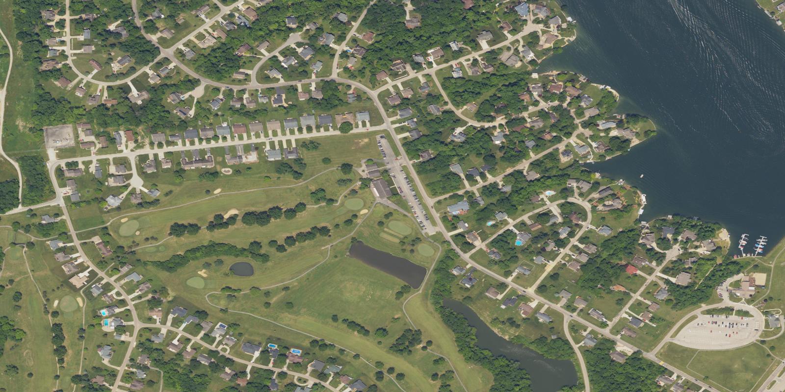 Satellite view of Hidden Valley Golf Club