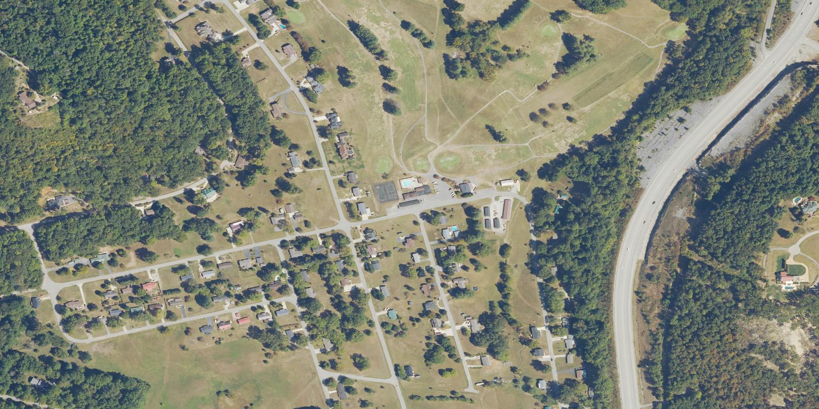 Satellite view of Hidden Valley Golf & Country Club