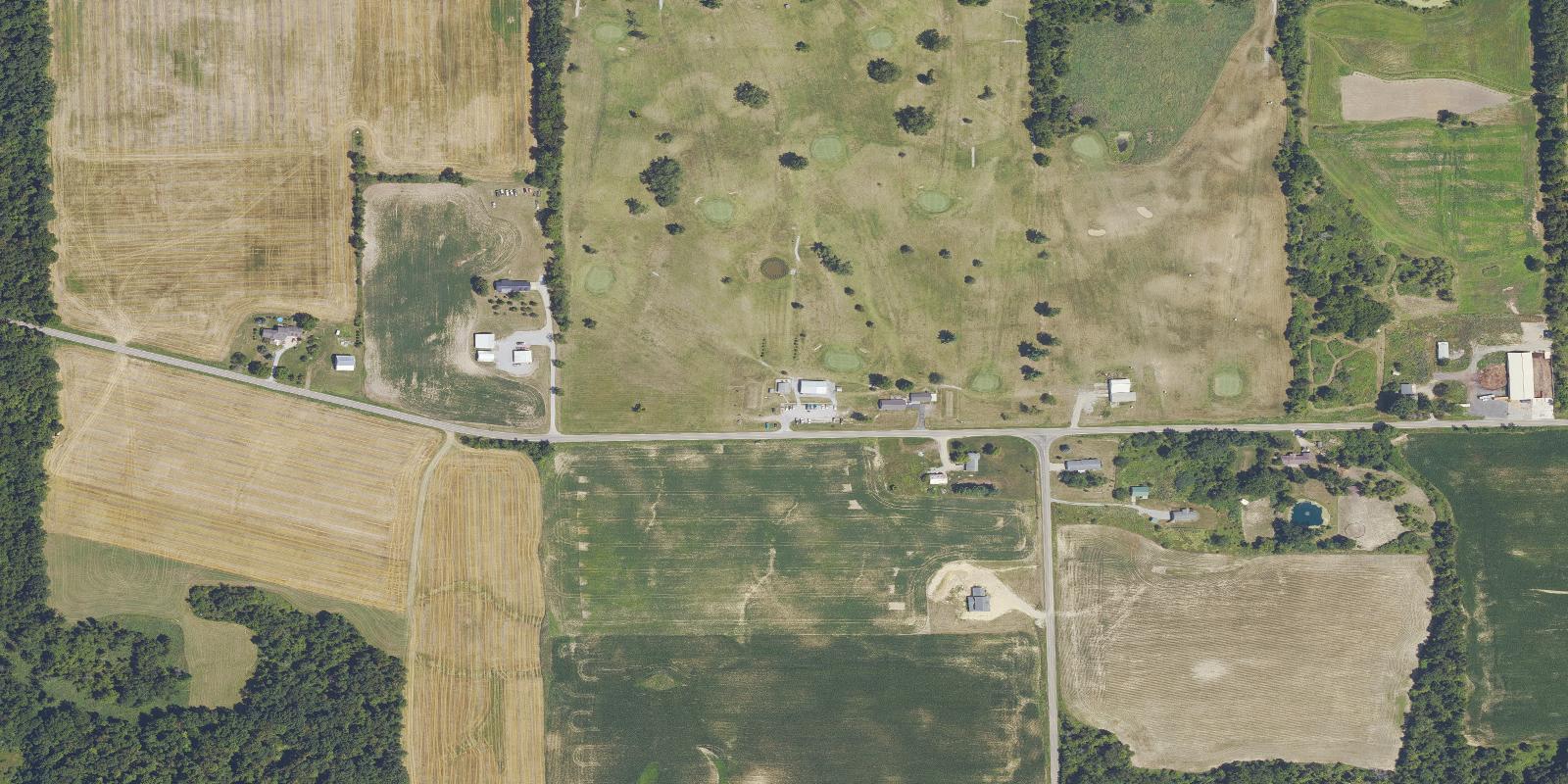 Satellite view of Hidden Valley Golf Course