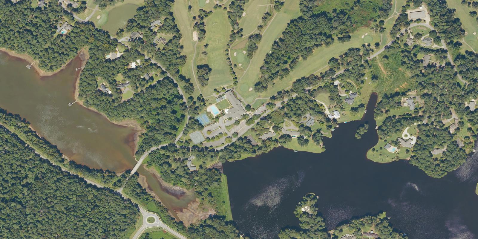 Satellite view of Highland Country Club