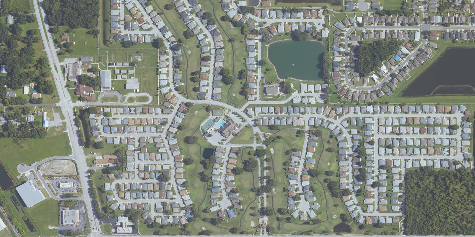 Satellite view of Highland Fairways Golf Club