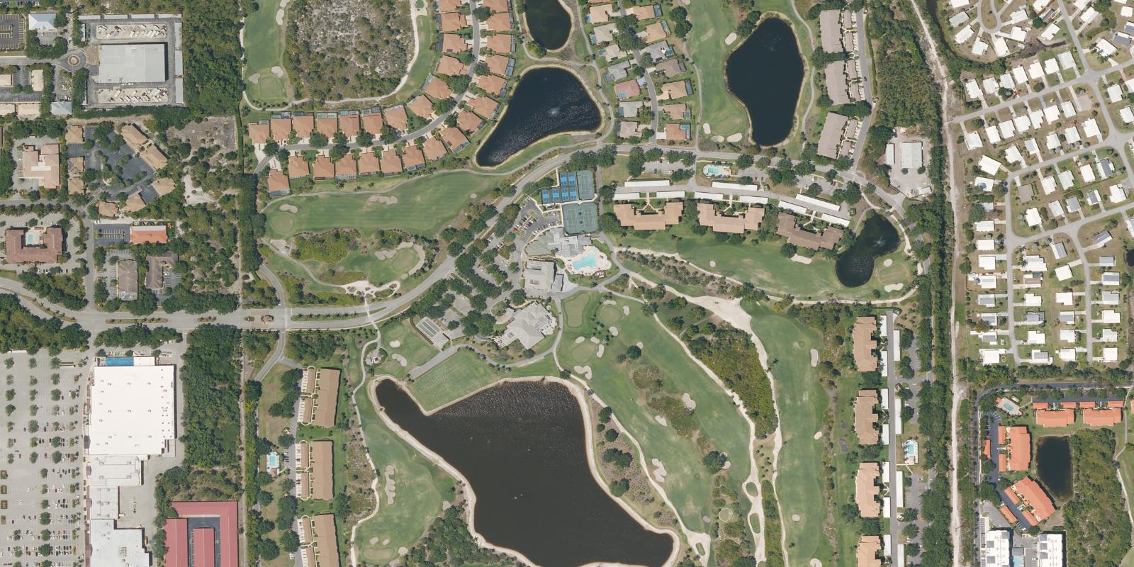 Satellite view of Highland Woods Golf & Country Club