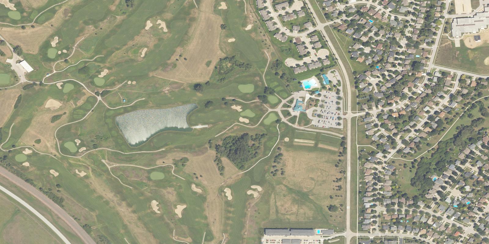 Satellite view of Highlands Golf Course