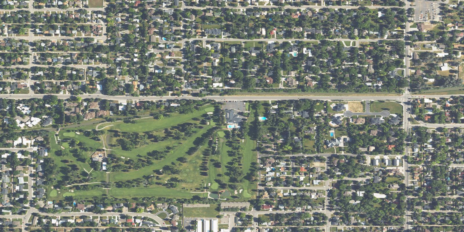 Satellite view of Hilands Golf Club