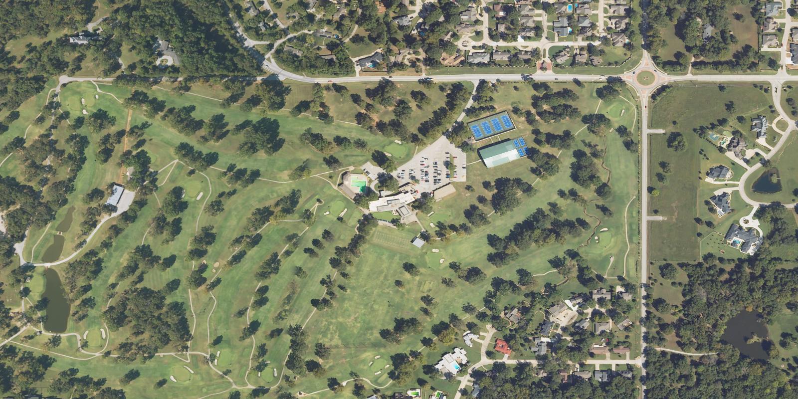 Satellite view of Hillcrest Country Club