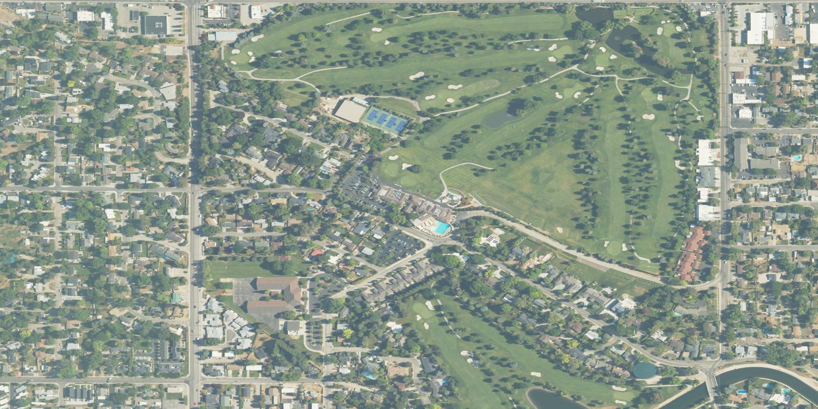 Satellite view of Hillcrest Country Club, Inc.