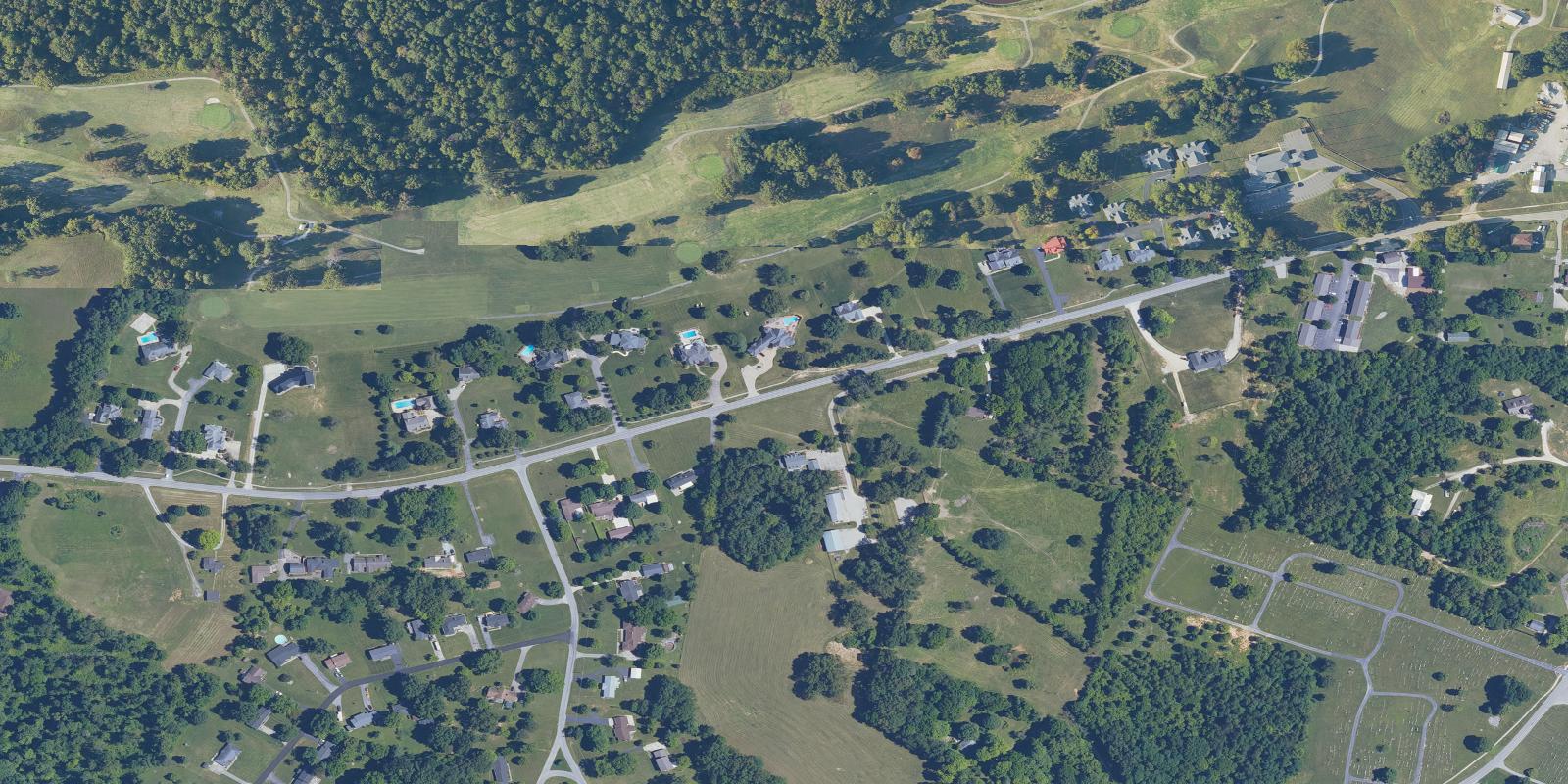 Satellite view of Hillcrest Country Club