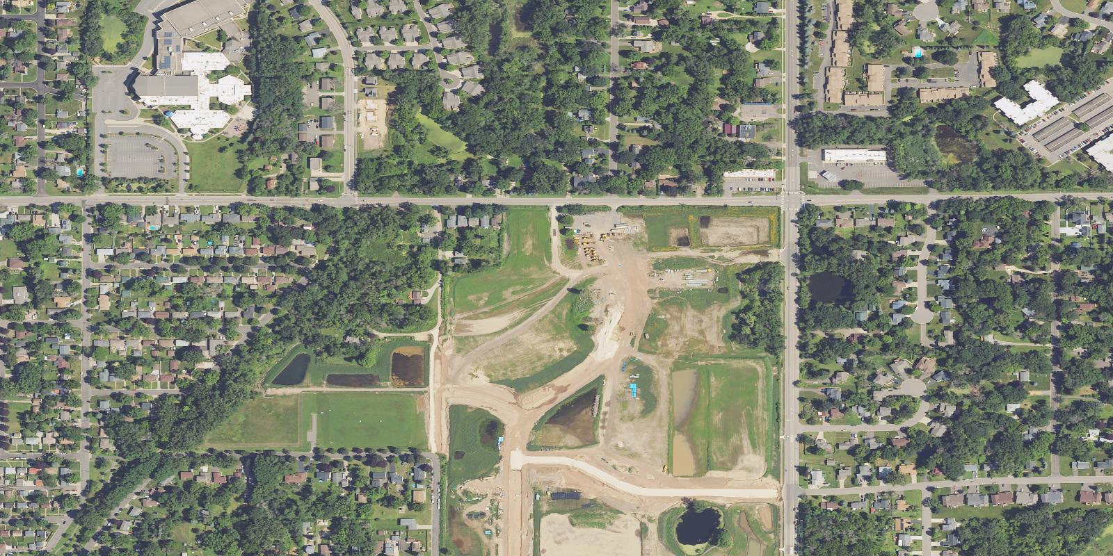 Satellite view of Hillcrest Golf Club of St. Paul