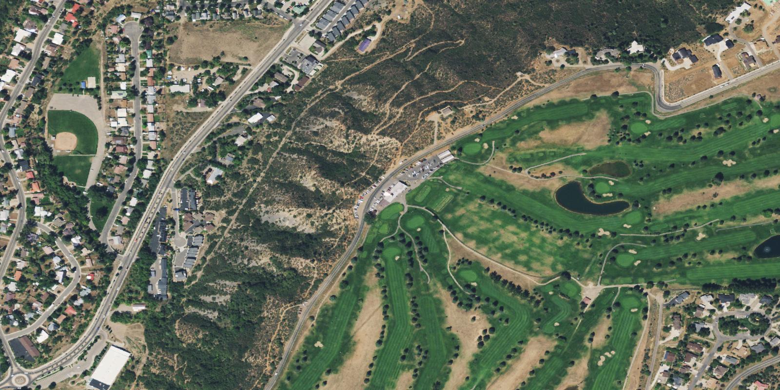 Satellite view of Hillcrest Golf Club