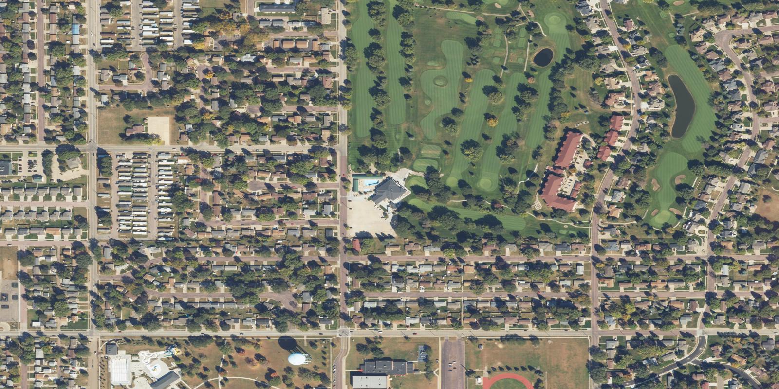 Satellite view of Hillcrest Golf & Country Club