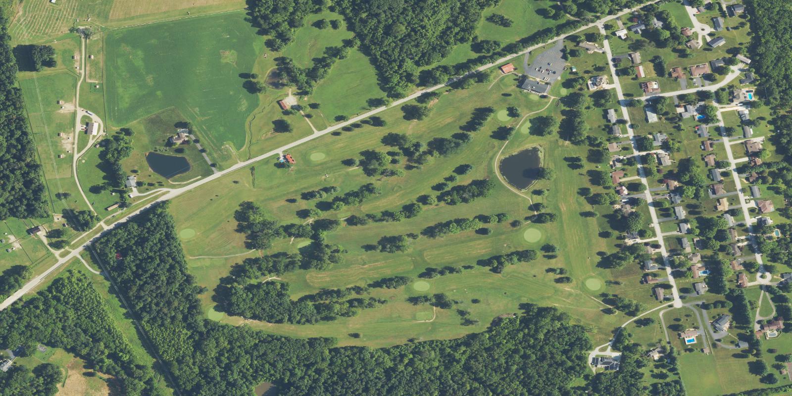 Satellite view of Hillsboro Elks Golf Course