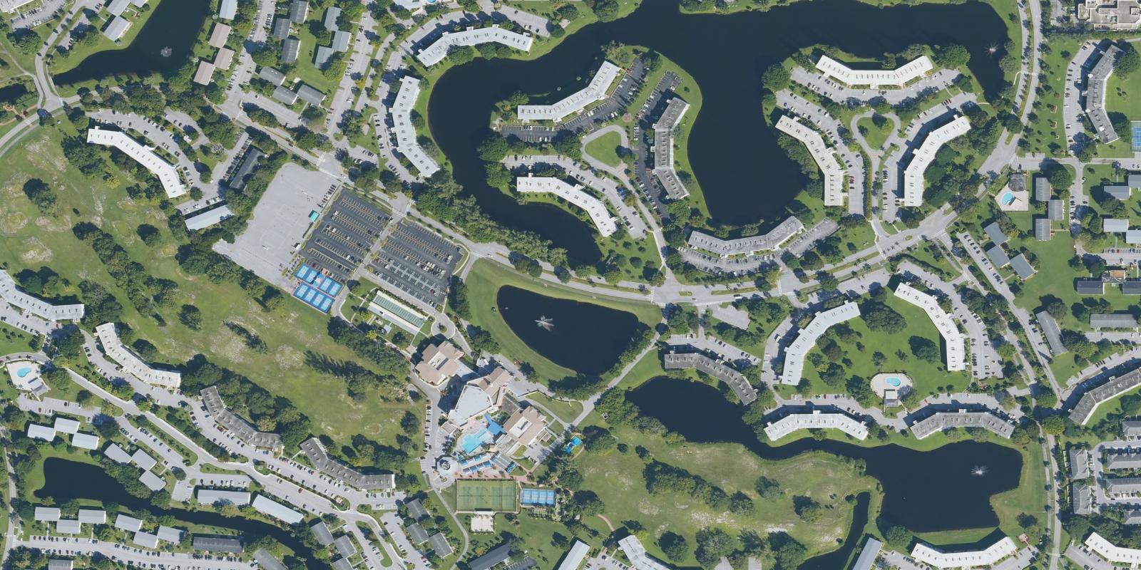 Satellite view of Hillsboro Pines Golf Club