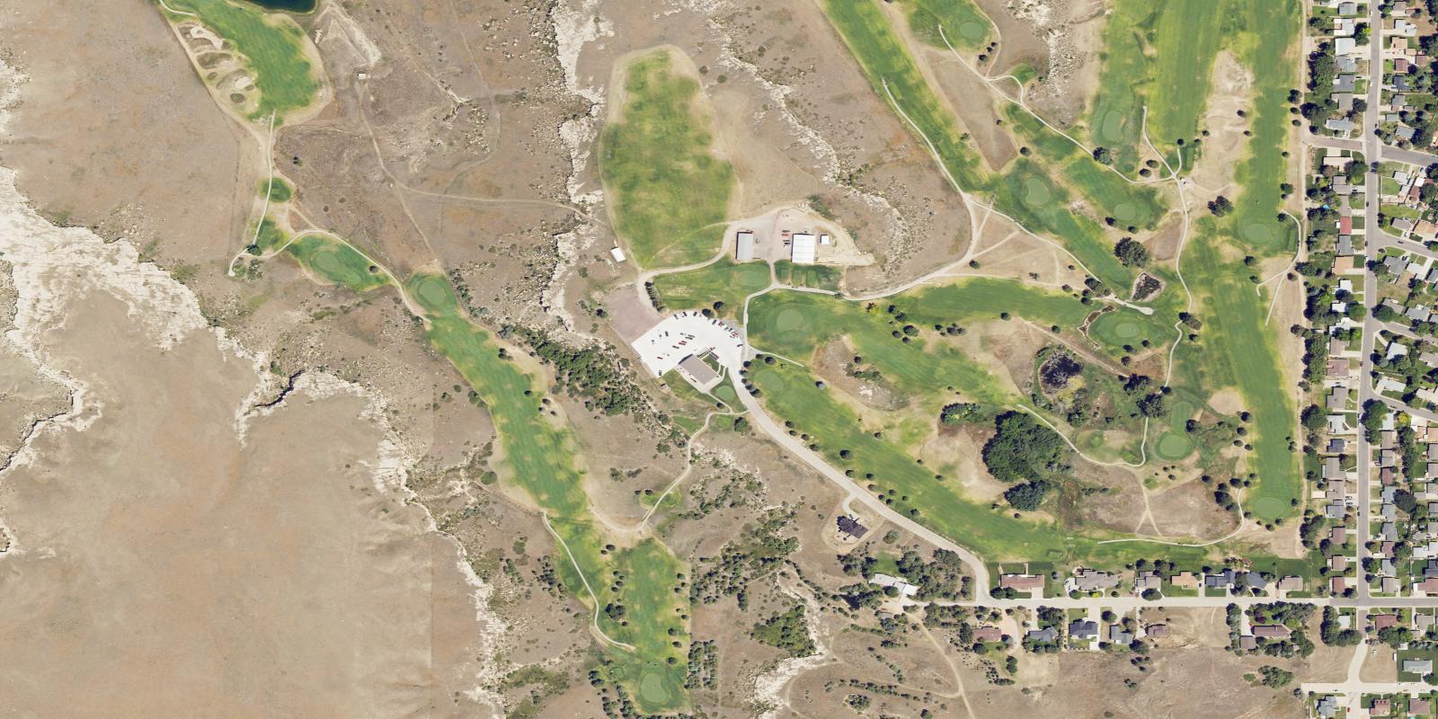 Satellite view of Hillside