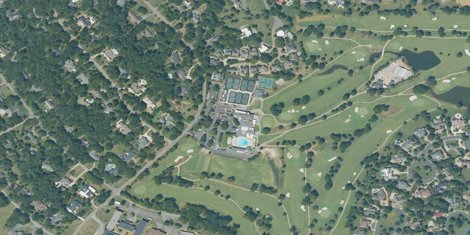 Satellite view of Hillwood Country Club